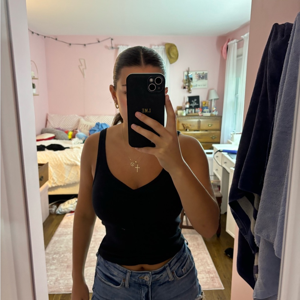 Black Crop Top